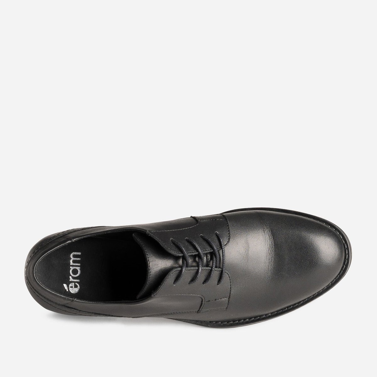 Derby en cuir FAUSTO noir, ERAM