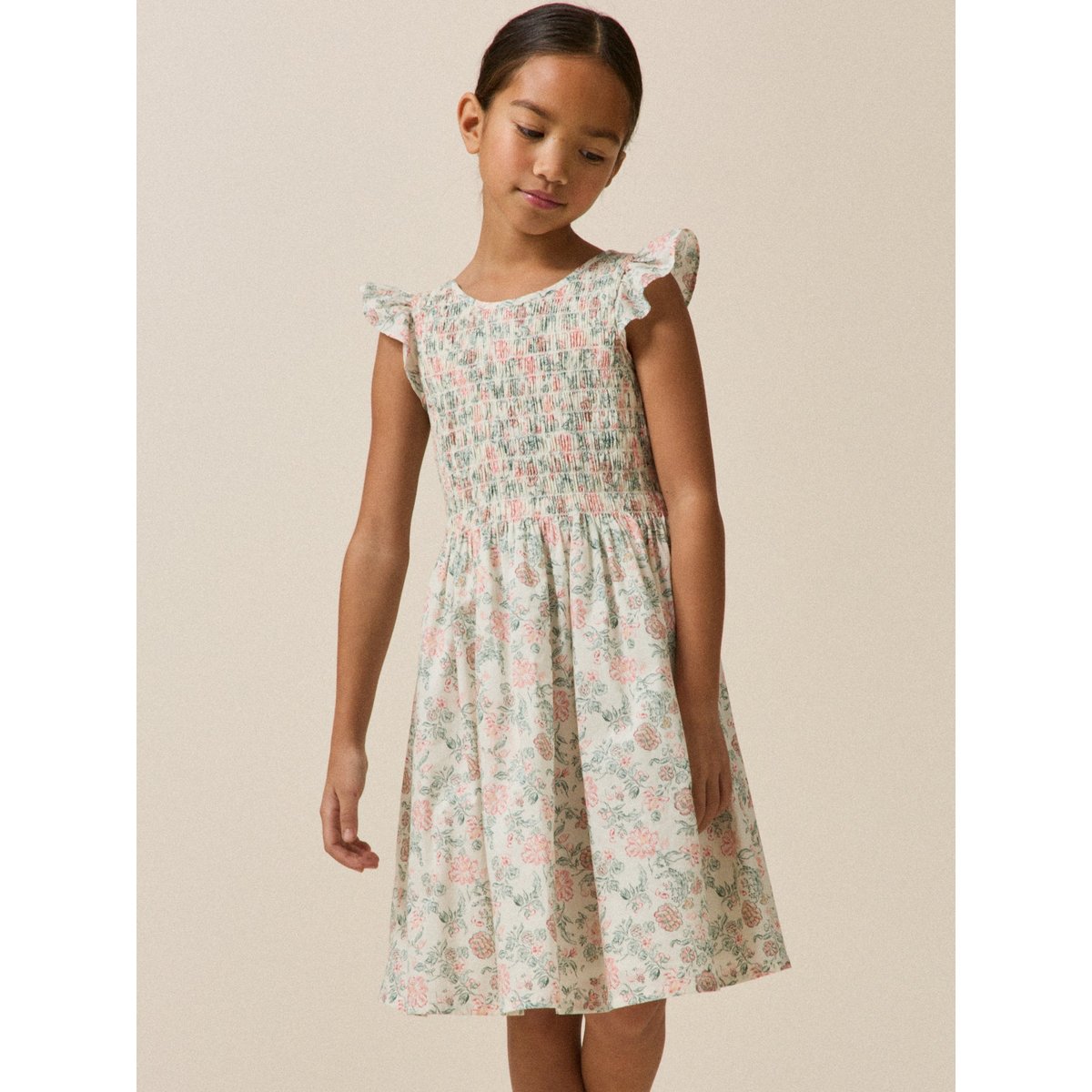 Robe  Garance - Collection Fêtes et Mariages imprimé helena, CYRILLUS