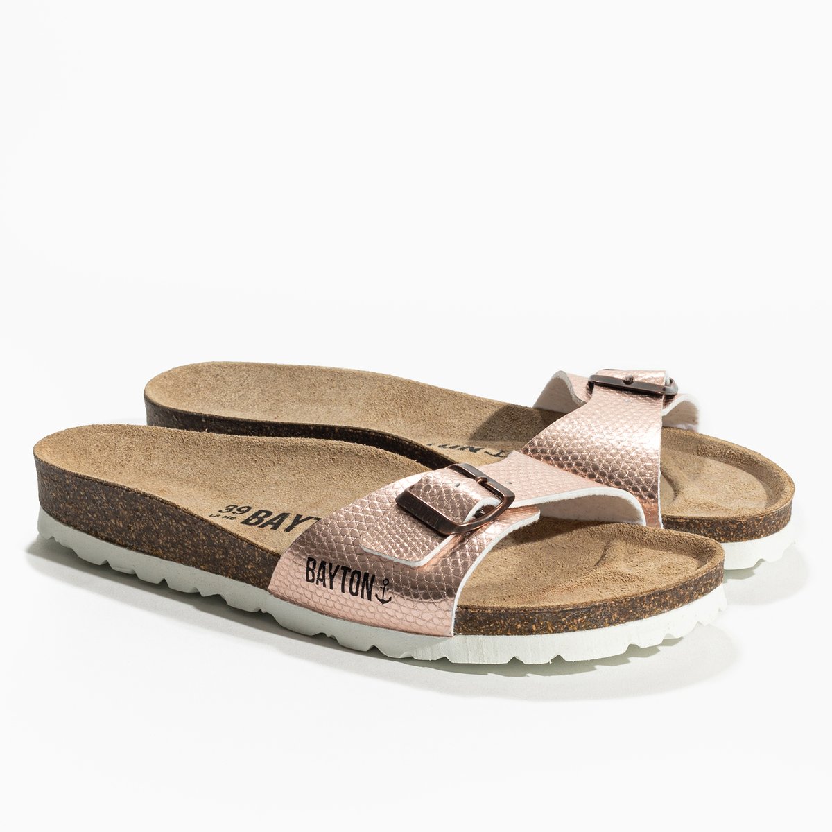 Sandales ZEPHYR rose-or, BAYTON