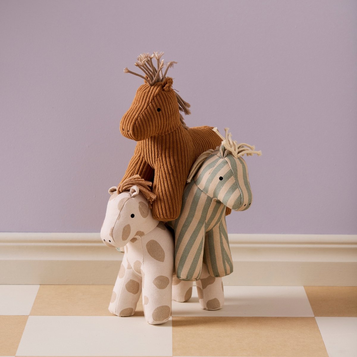 Peluche cheval Aiden marron, KID'S CONCEPT