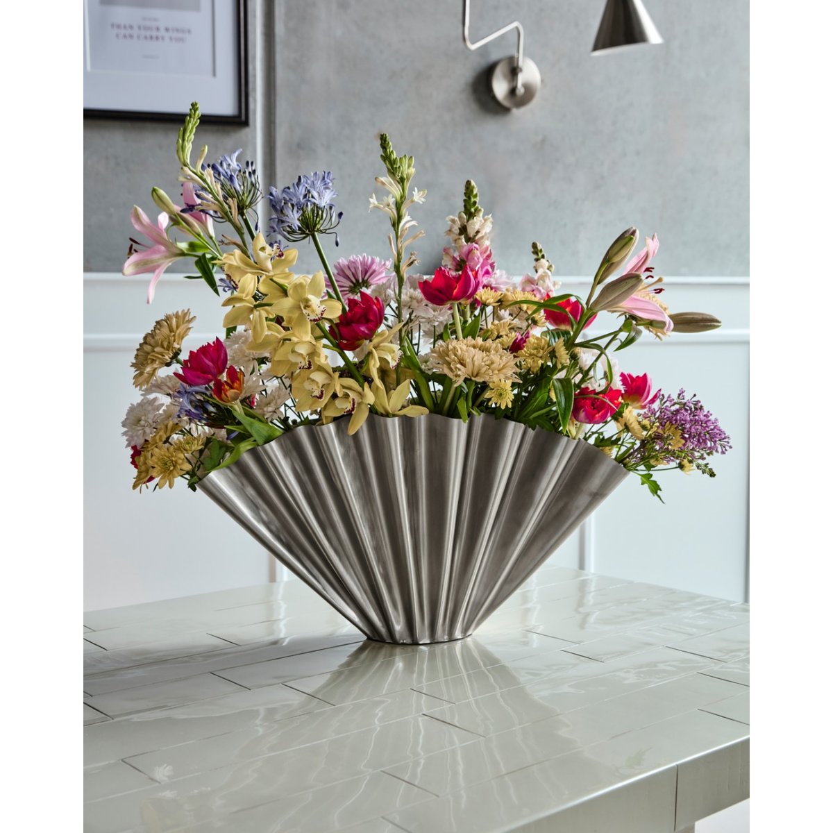 Vase Flood Antique argent, HOUSE DOCTOR