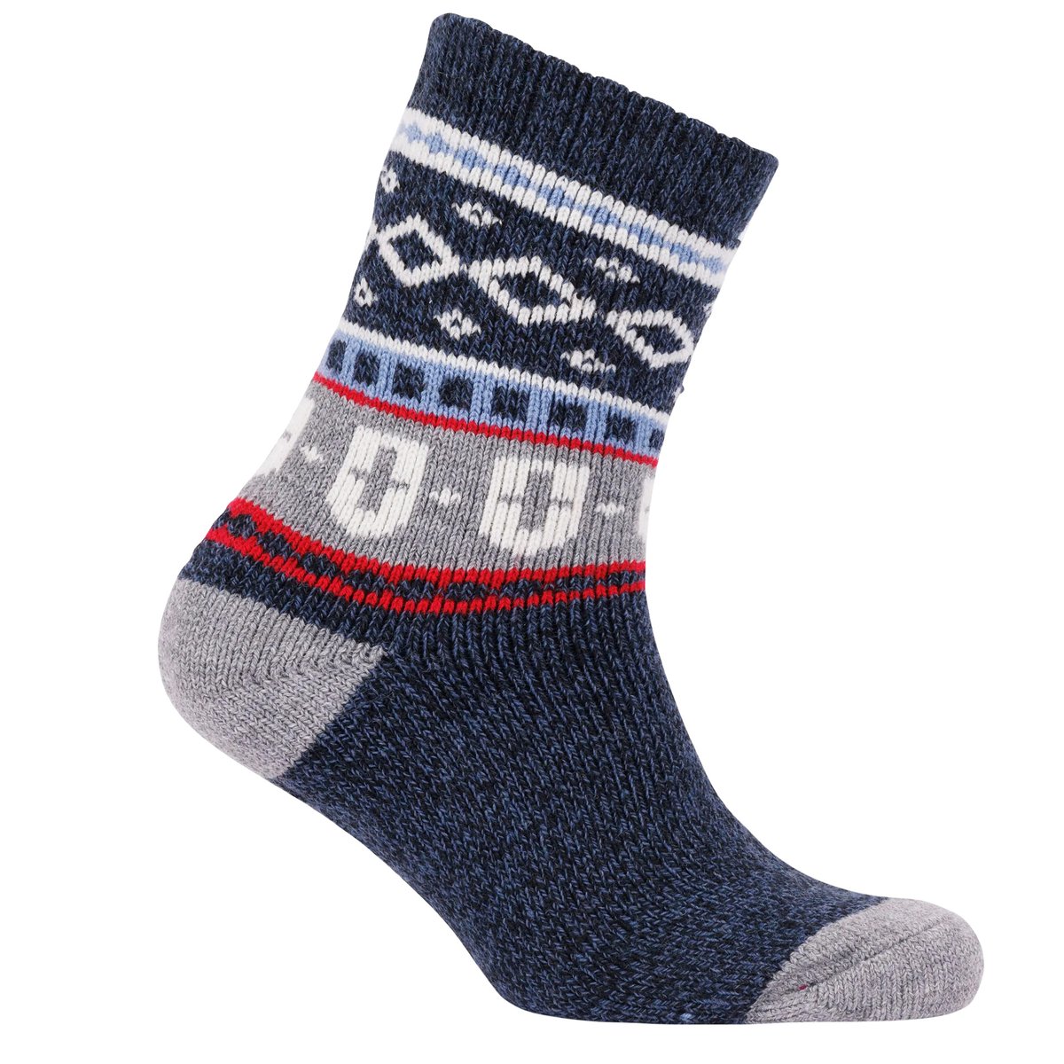 Chaussettes motif/style festif LARSEN LARSEN bleu marine, TRESPASS