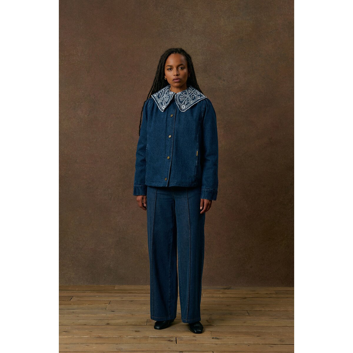 Jean droit, ZINA indigo, LOUISE MISHA