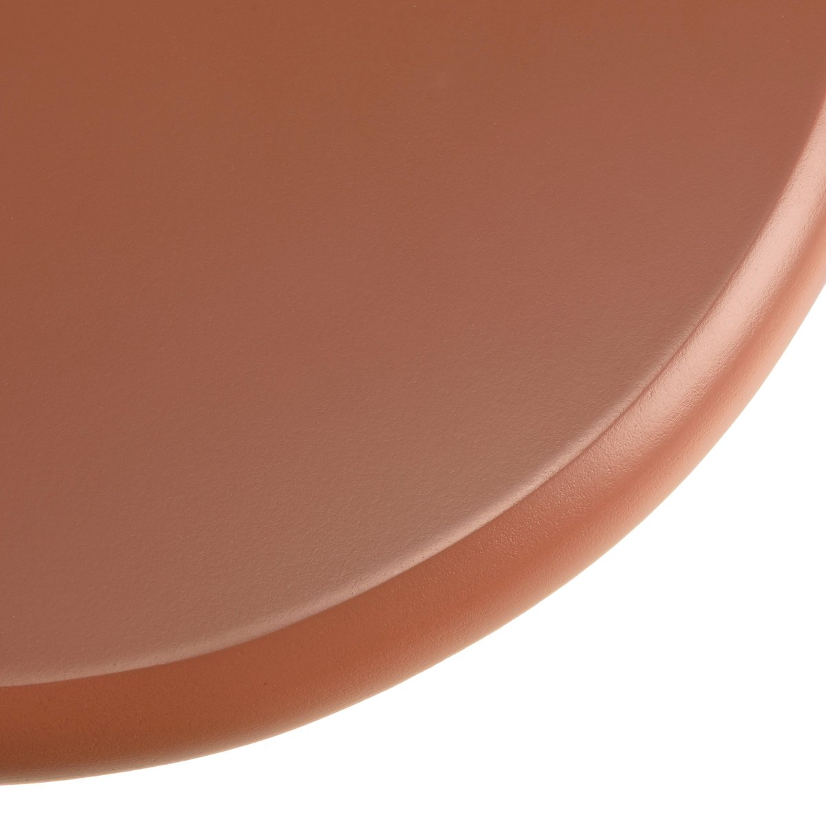 Table d'appoint ronde en bois peint terracotta D40cm CASTILLE terracotta, PIER IMPORT