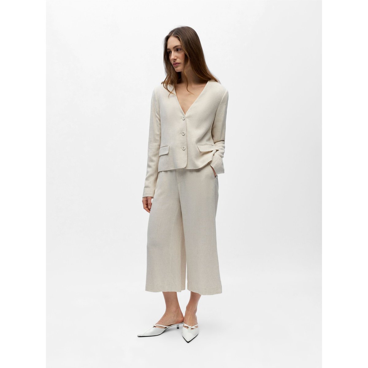 Jupe-Culotte beige - sandshell, OBJECT