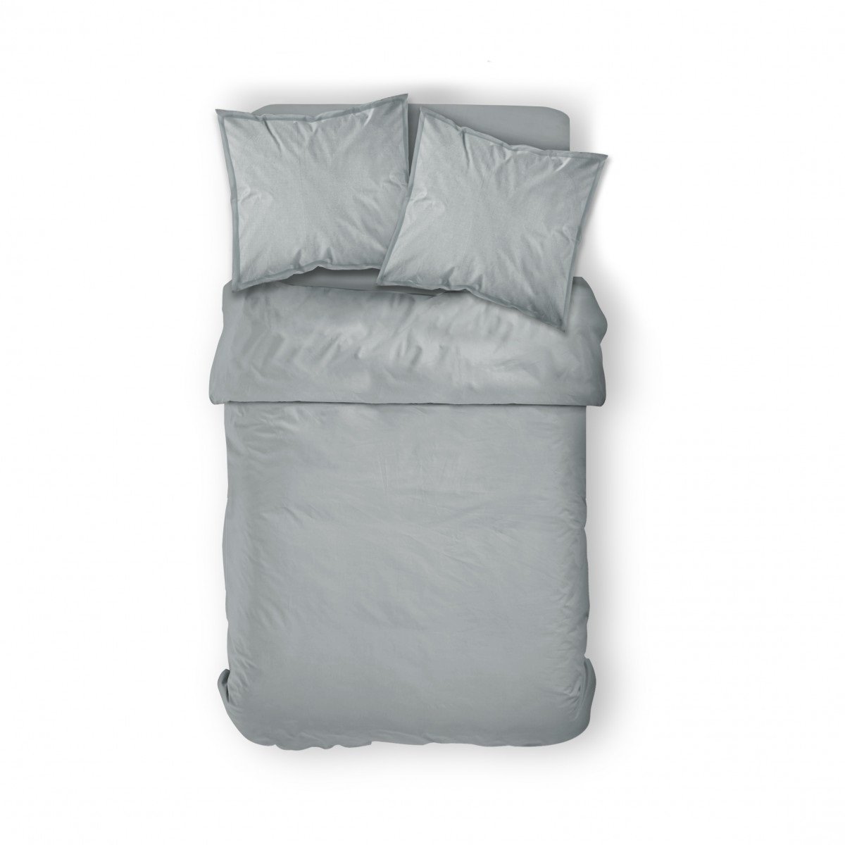 Housse de couette en coton Bien etre zinc, EDEN