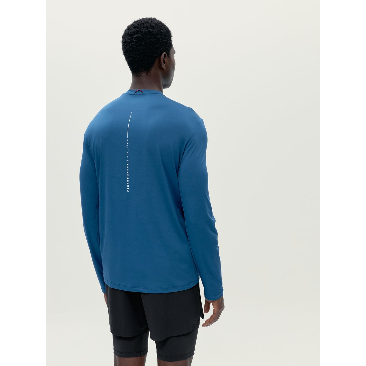 T-shirt de sport homme Strive Manches courtes séchage rapide bleu mer, BORN