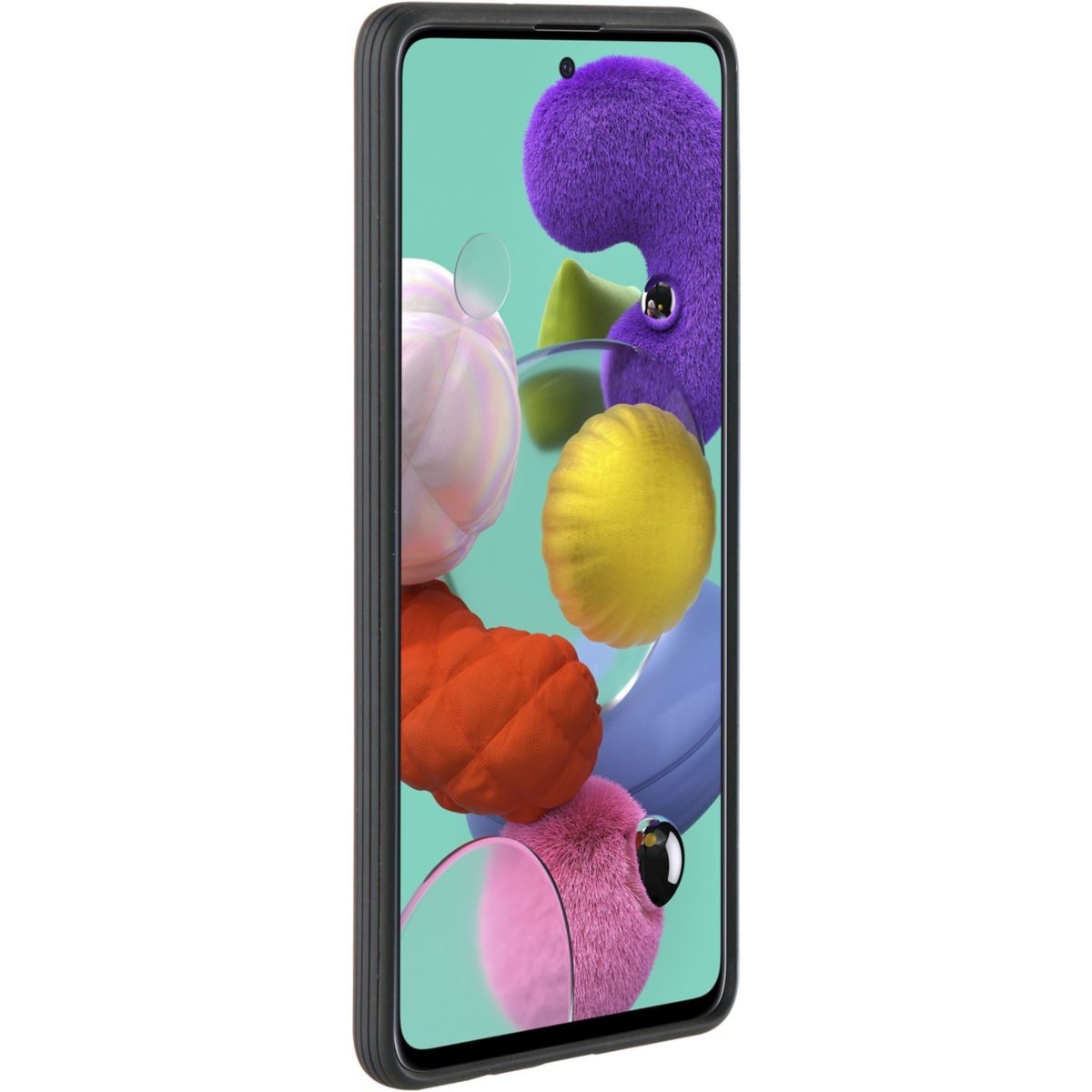 Coque Samsung A51 4G Souple - Noir noir, ADEQWAT