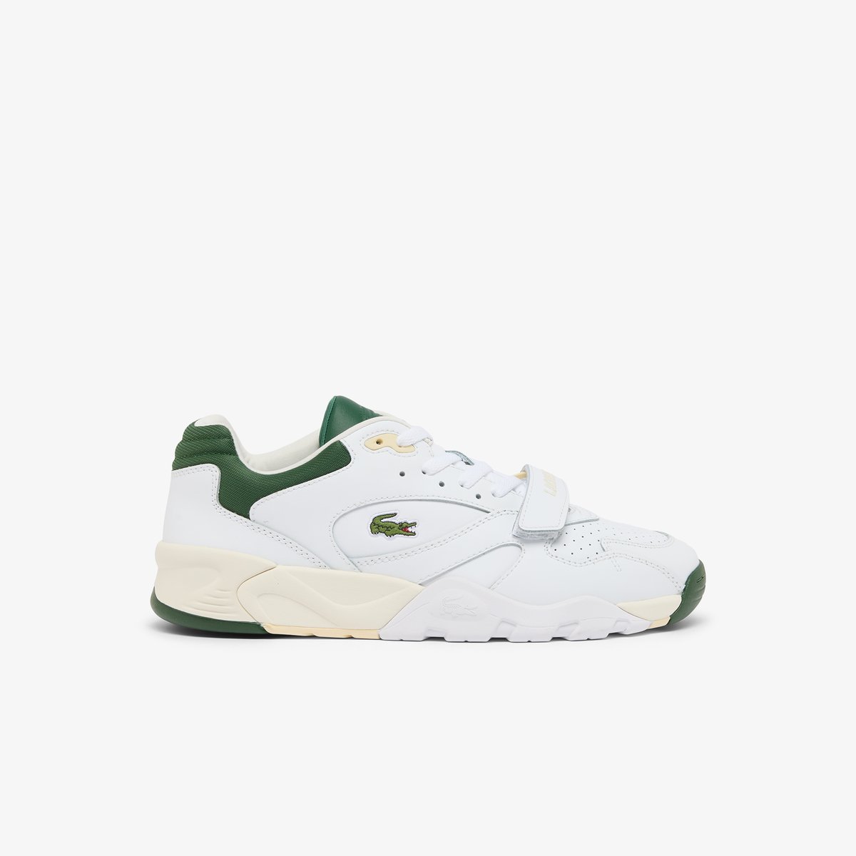 Sneakers Game Trainer Pro homme en cuir blanc-1r5, LACOSTE