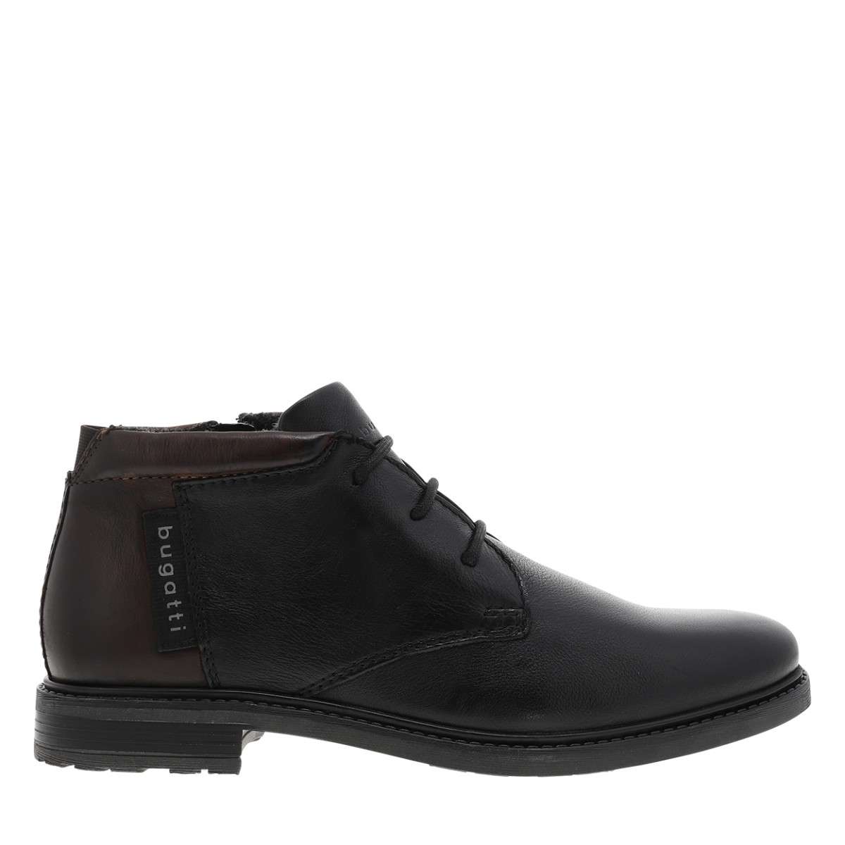 Bottines talon décroché bas bleu, BUGATTI