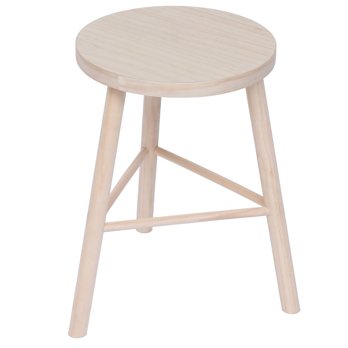 Tabouret, pin massif, ITAMI bois naturel, NORDLYS
