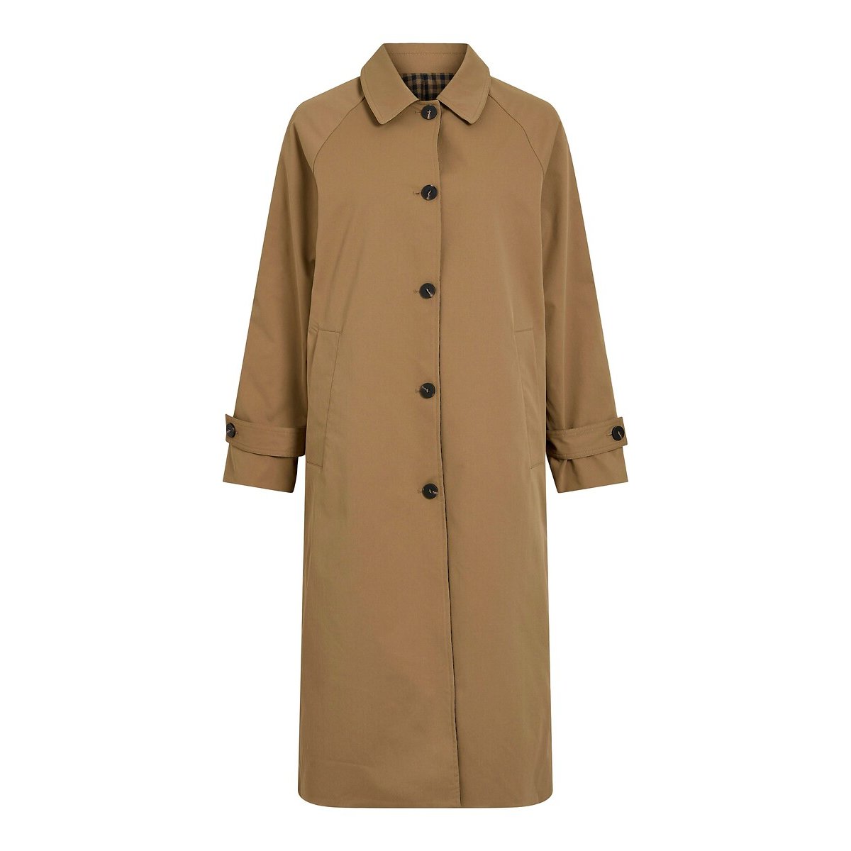 Trench long réversible beige, VILA