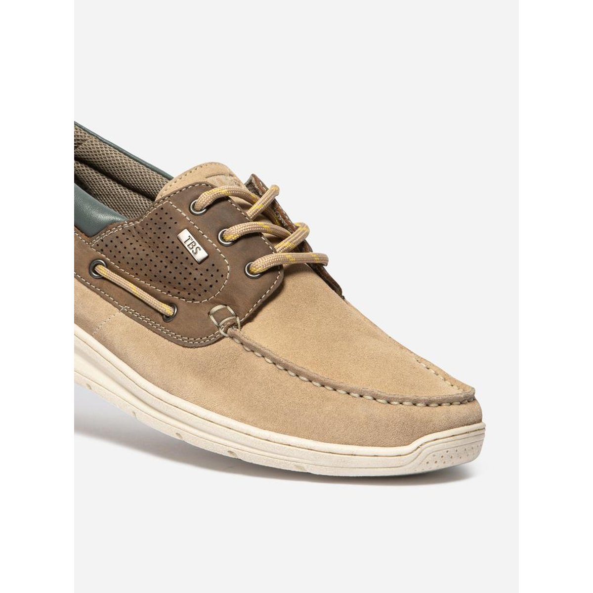 Chaussures bateau MATBOAT sable / cognac, TBS