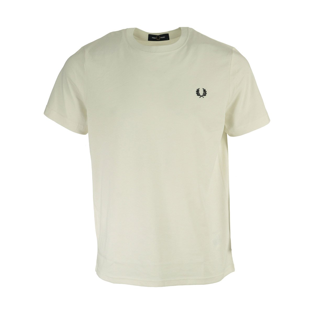 Crew Neck T-Shirt snow white, FRED PERRY