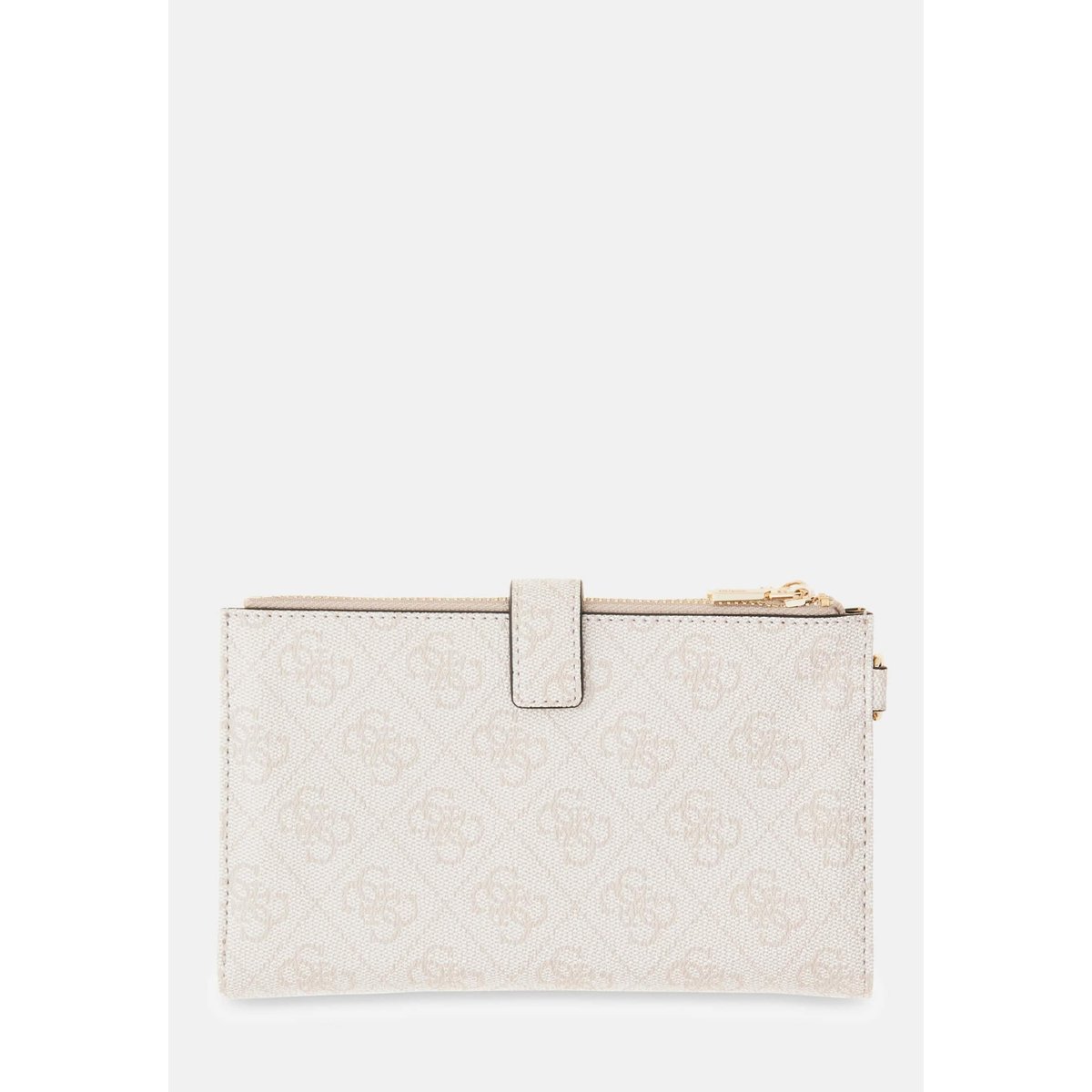 Portefeuille Laurel Logo 4G crème, GUESS