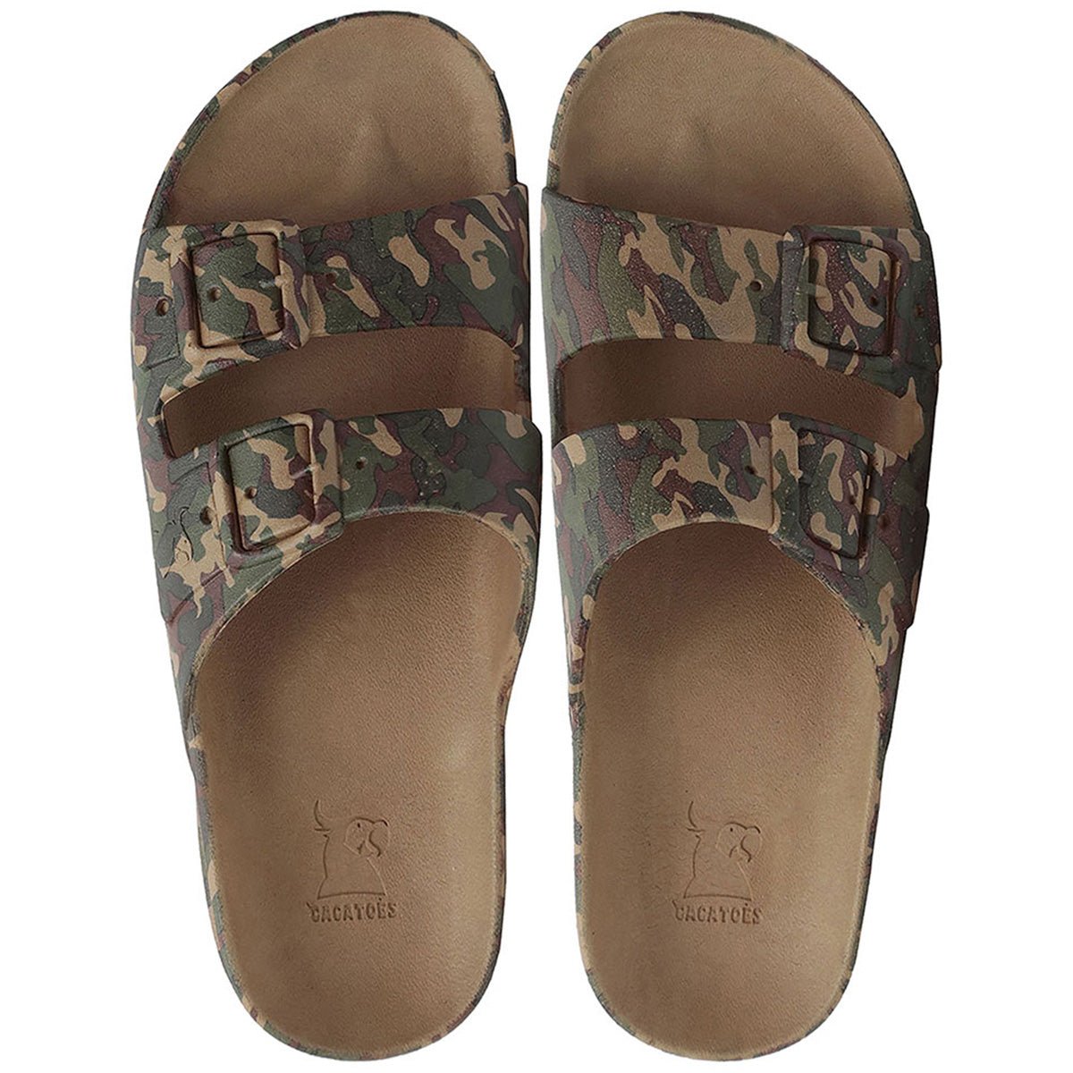 Sandales plates Enfant FORTALEZA kaki, CACATOES