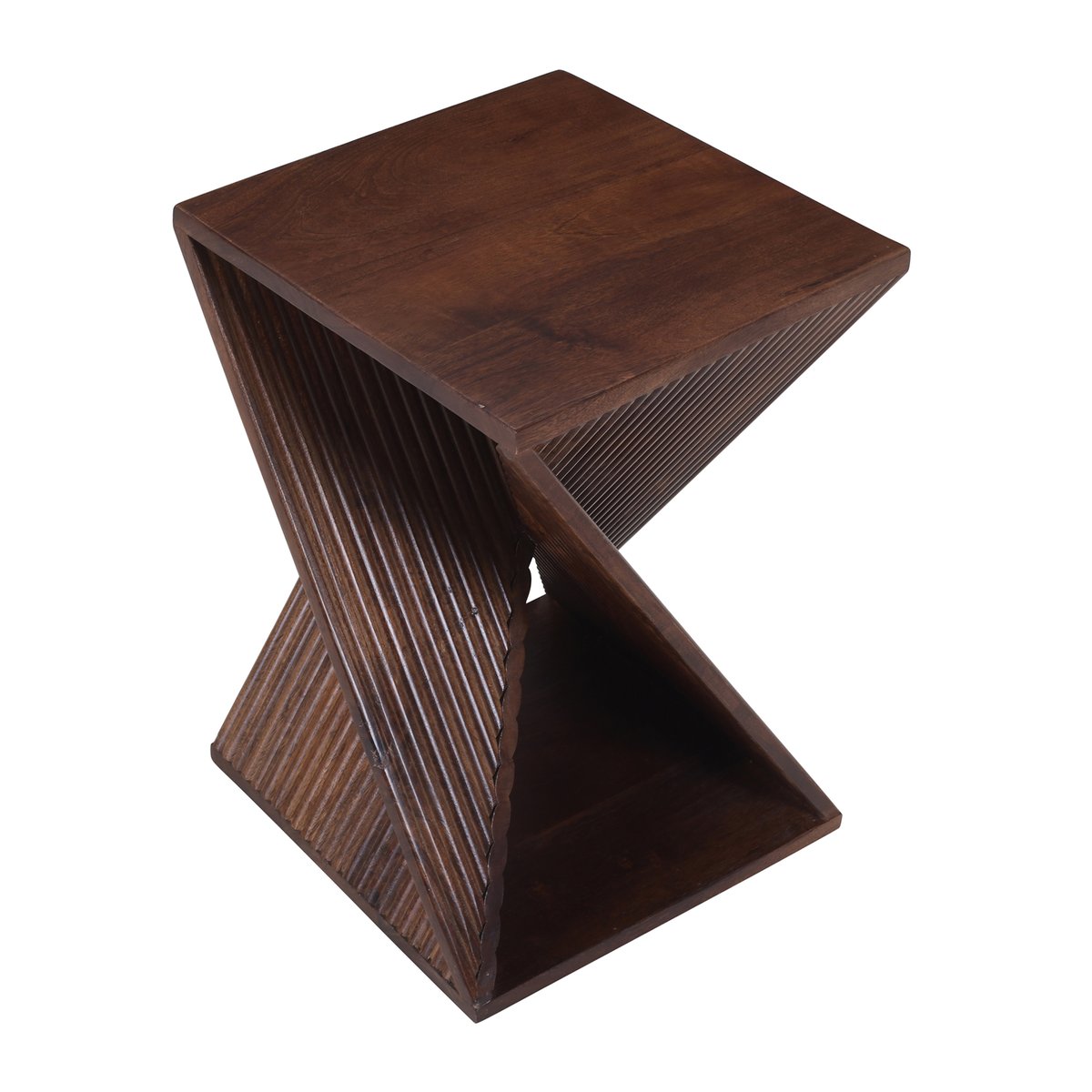 Table d'appoint, bois de manguier foncé, SIMIA noyer, NORDLYS