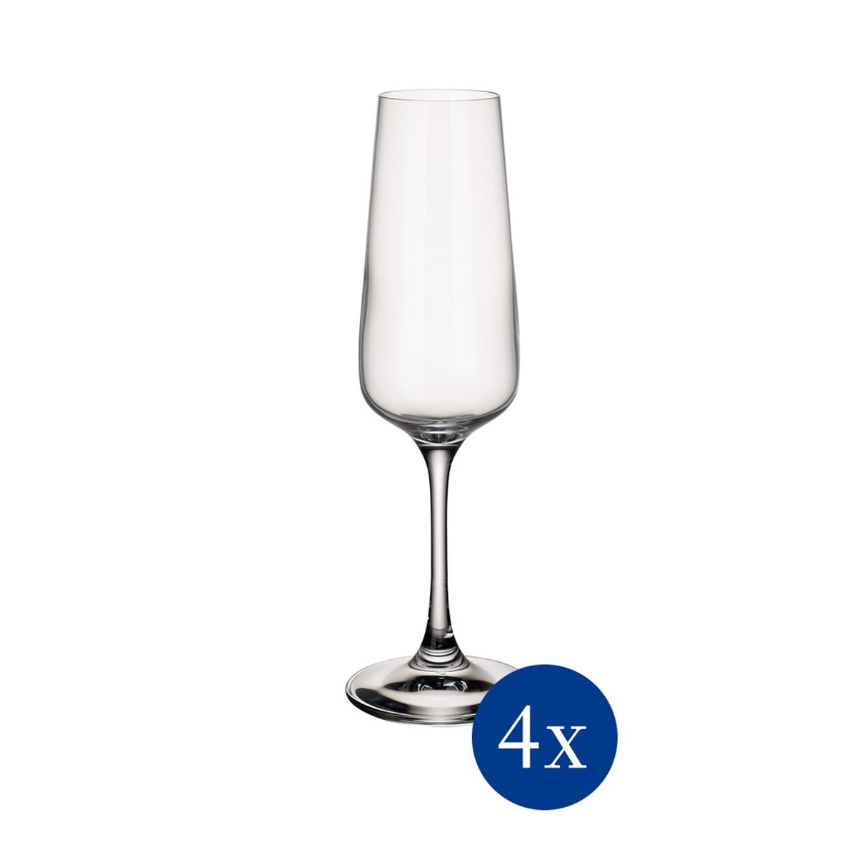 Flûte À Champagne Set 4Pcs OVID transparent, VILLEROY & BOCH