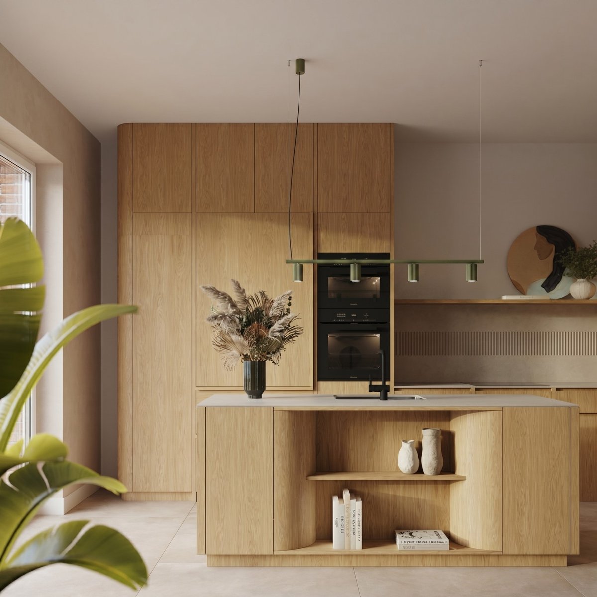 Lustre Aluminium Vert Olive GU10 4 KARBON vert olive, EDEN