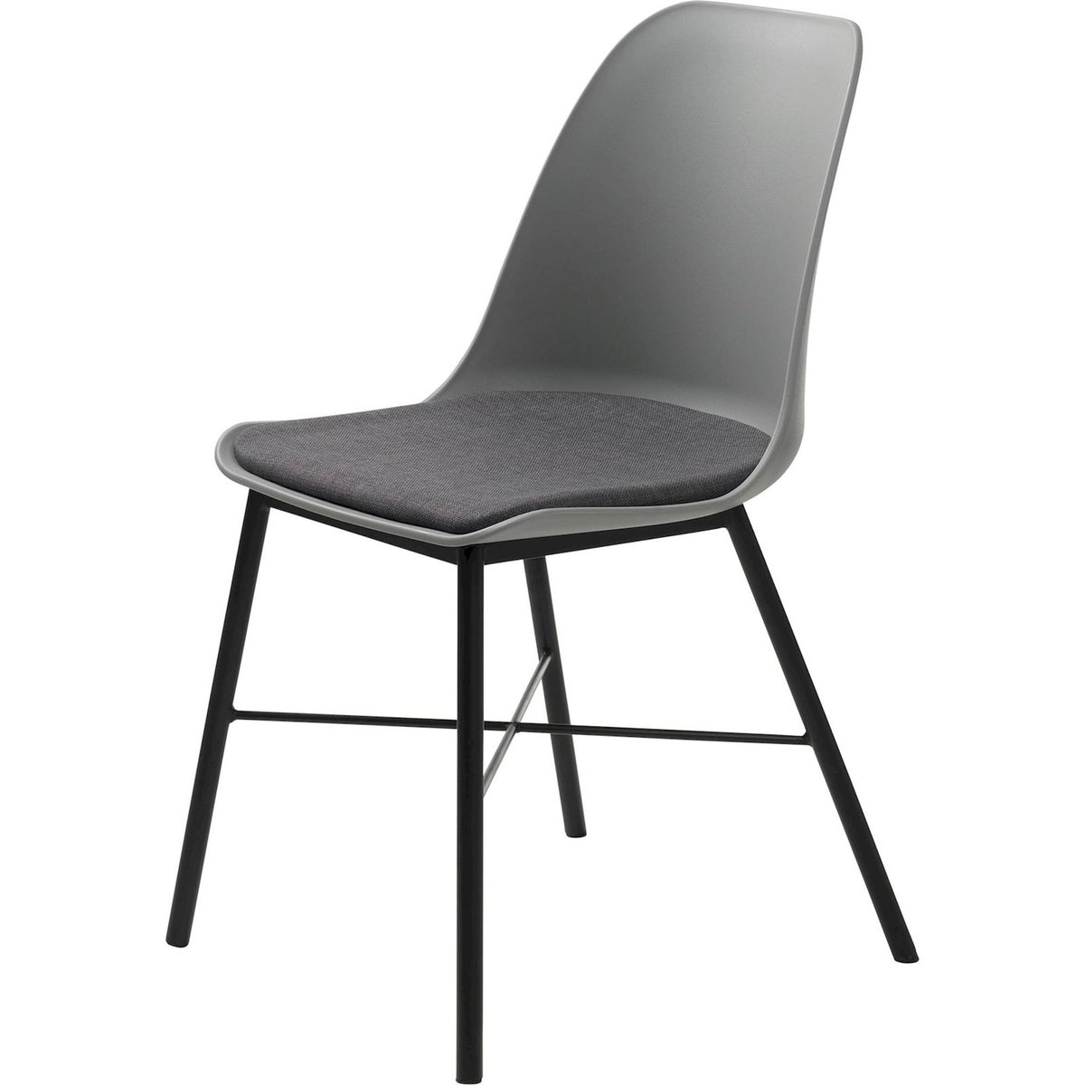 Chaise design tissu collection WHISTLER blanc, RECOLLECTION