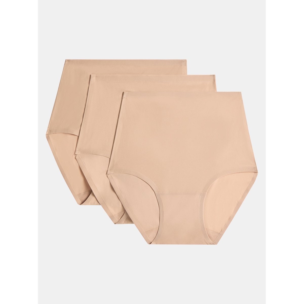 Culotte taille haute (pack de 3) SOFTSTRETCH nude, CHANTELLE