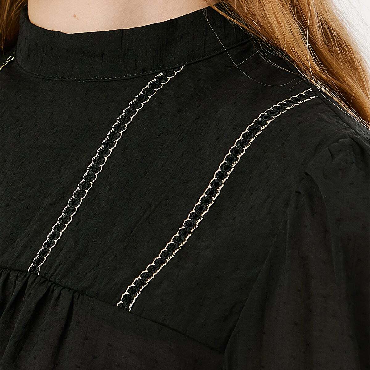 Blouse Fluide À Imprimé À Pois noir, PEPE JEANS