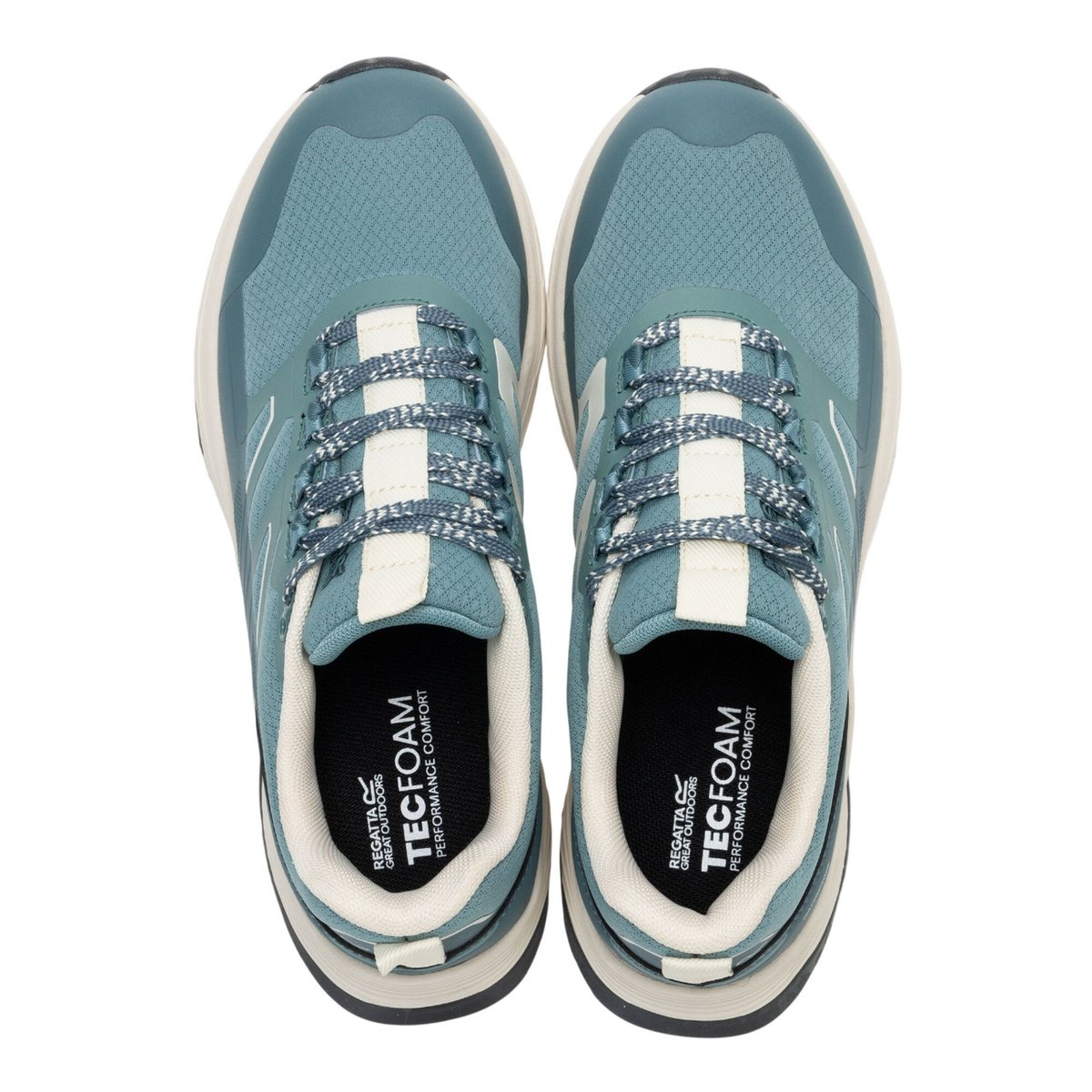 Baskets imperméables à lacets RAVIKA turquoise pastel, REGATTA