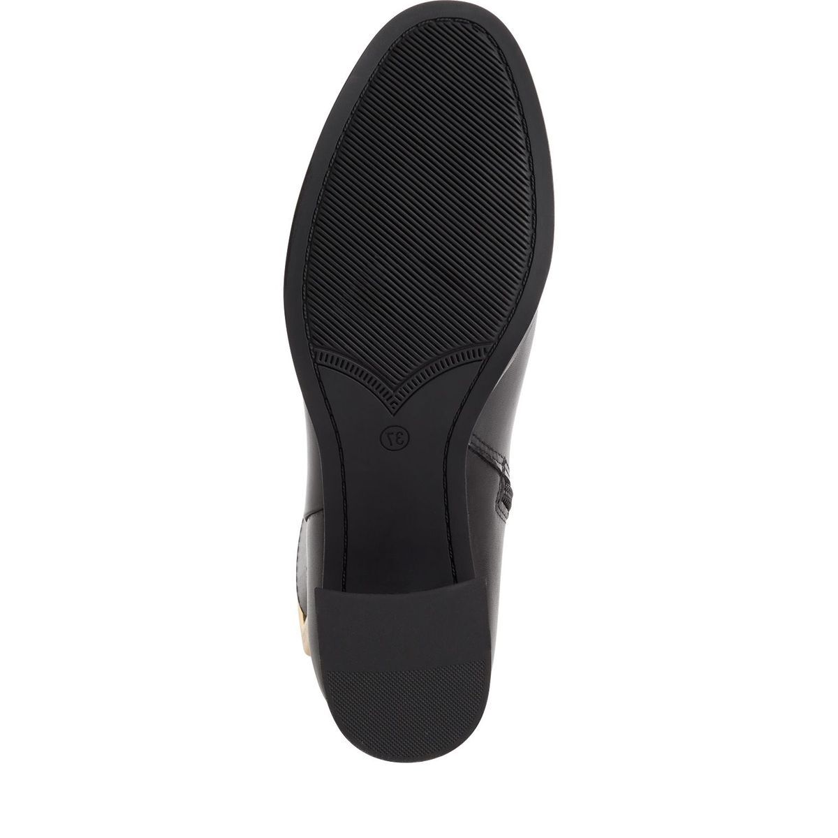 Bottine en cuir noir, MARCO TOZZI