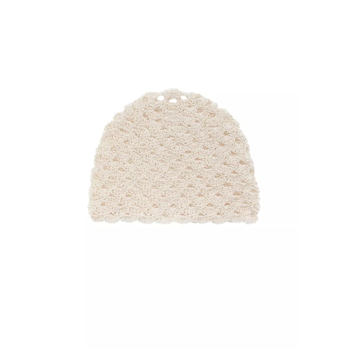 Bonnet crochet écru, MANGO