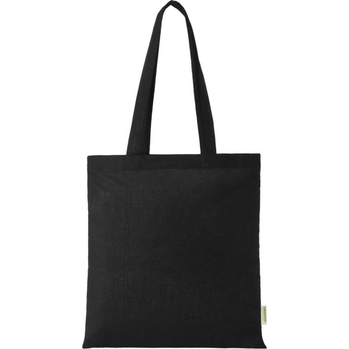 Tote bag en coton bio ODISHA noir, FLOSO