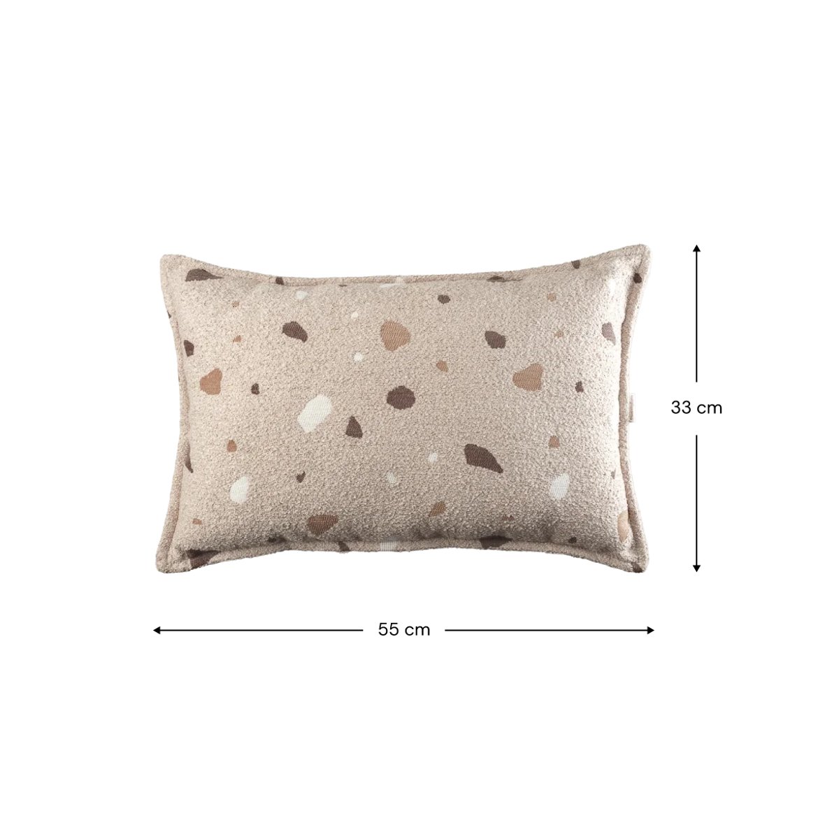 Coussin Enfant Rectangle Design TERRAZZO sand, WIGIWAMA