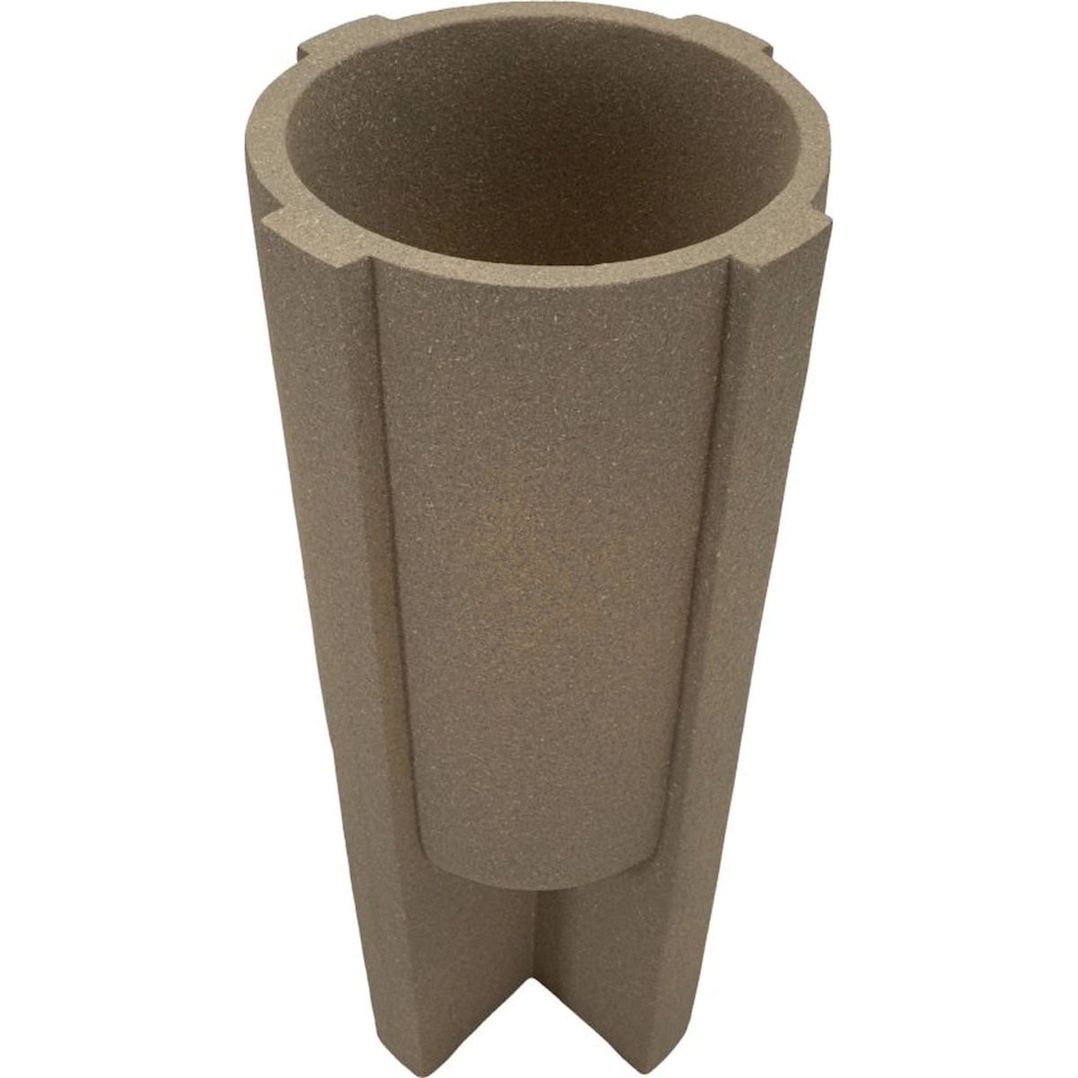 Vase sculptural d'extérieur MODERN marron, RECOLLECTION