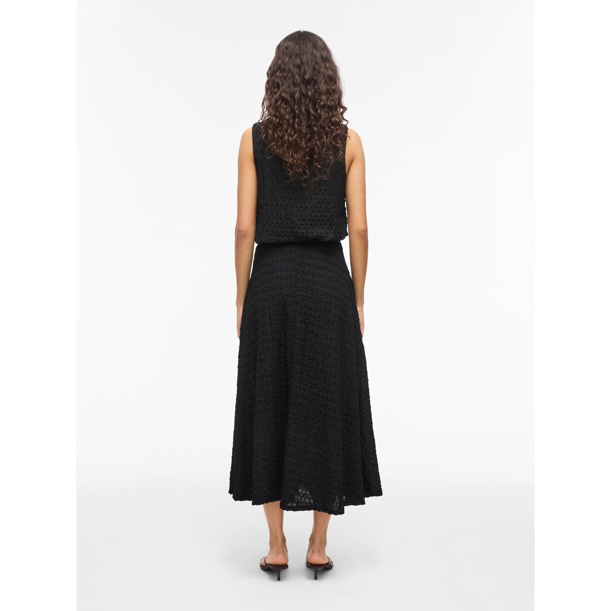 Jupe Mi-Longue noir - black beauty1, VILA