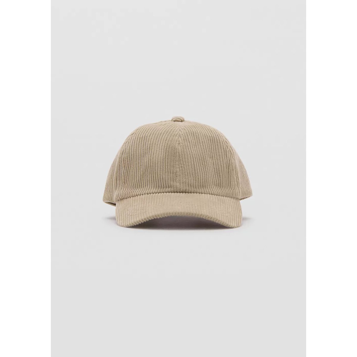 Casquette velours côtelé beige, MANGO MAN
