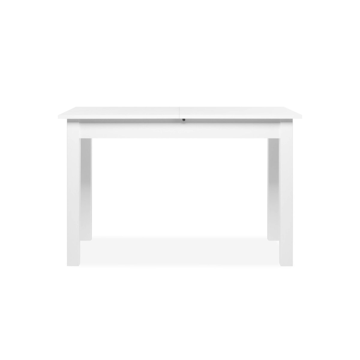 Table repas 6/8 places extensible, bistrot moderne ALVA blanc, PIER IMPORT