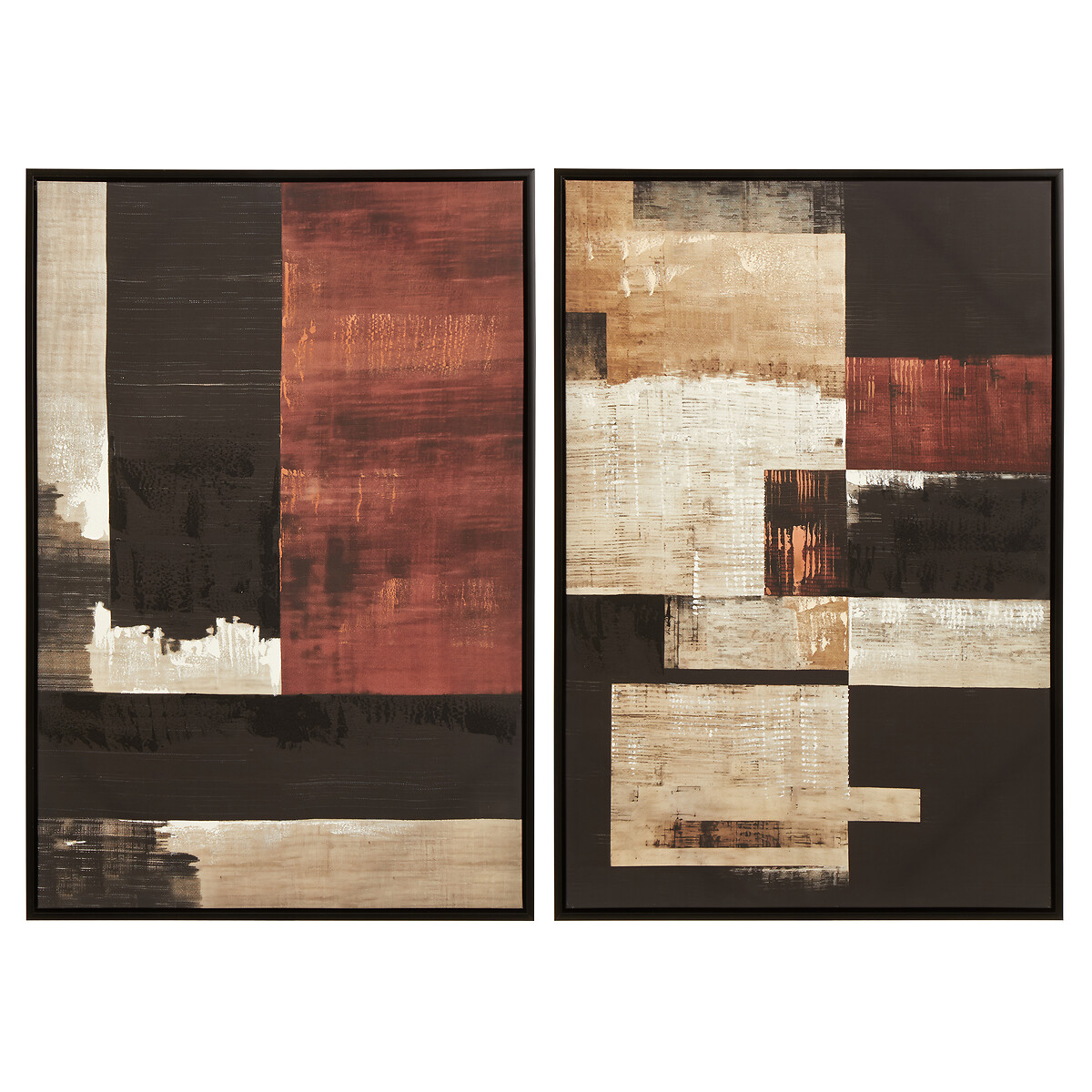 93cm Astratto Set Of 2 Wall Art red, FIFTY FIVE SOUTH