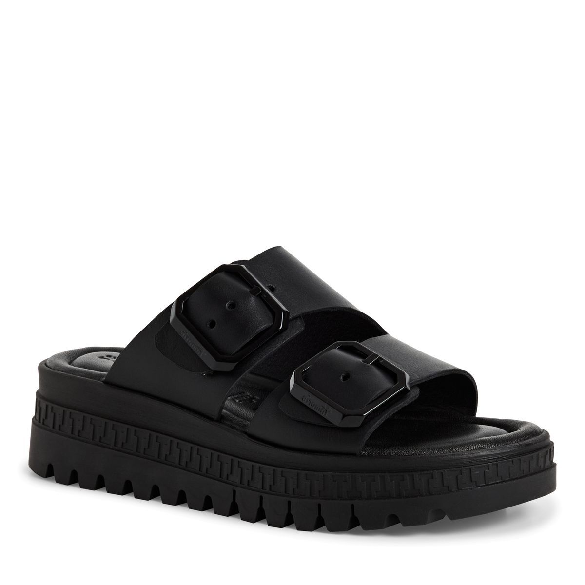 Mule noir cuir, TAMARIS