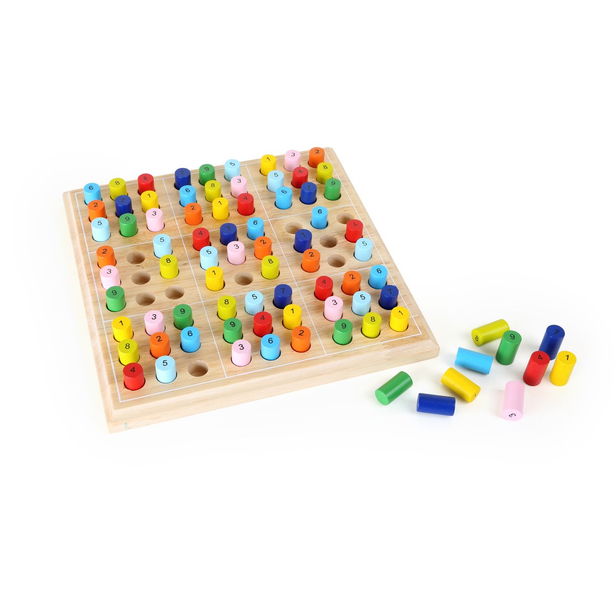 Sudoku coloré beige, SMALL FOOT COMPANY