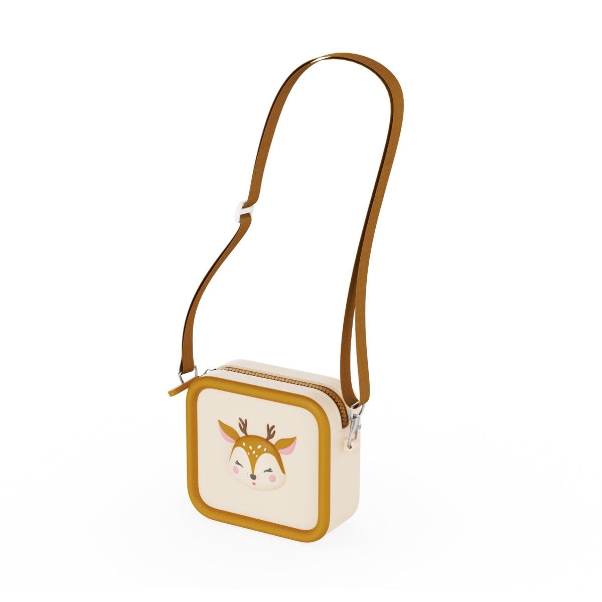 Sac en silicone Cerf marron, THE ZOOFAMILY