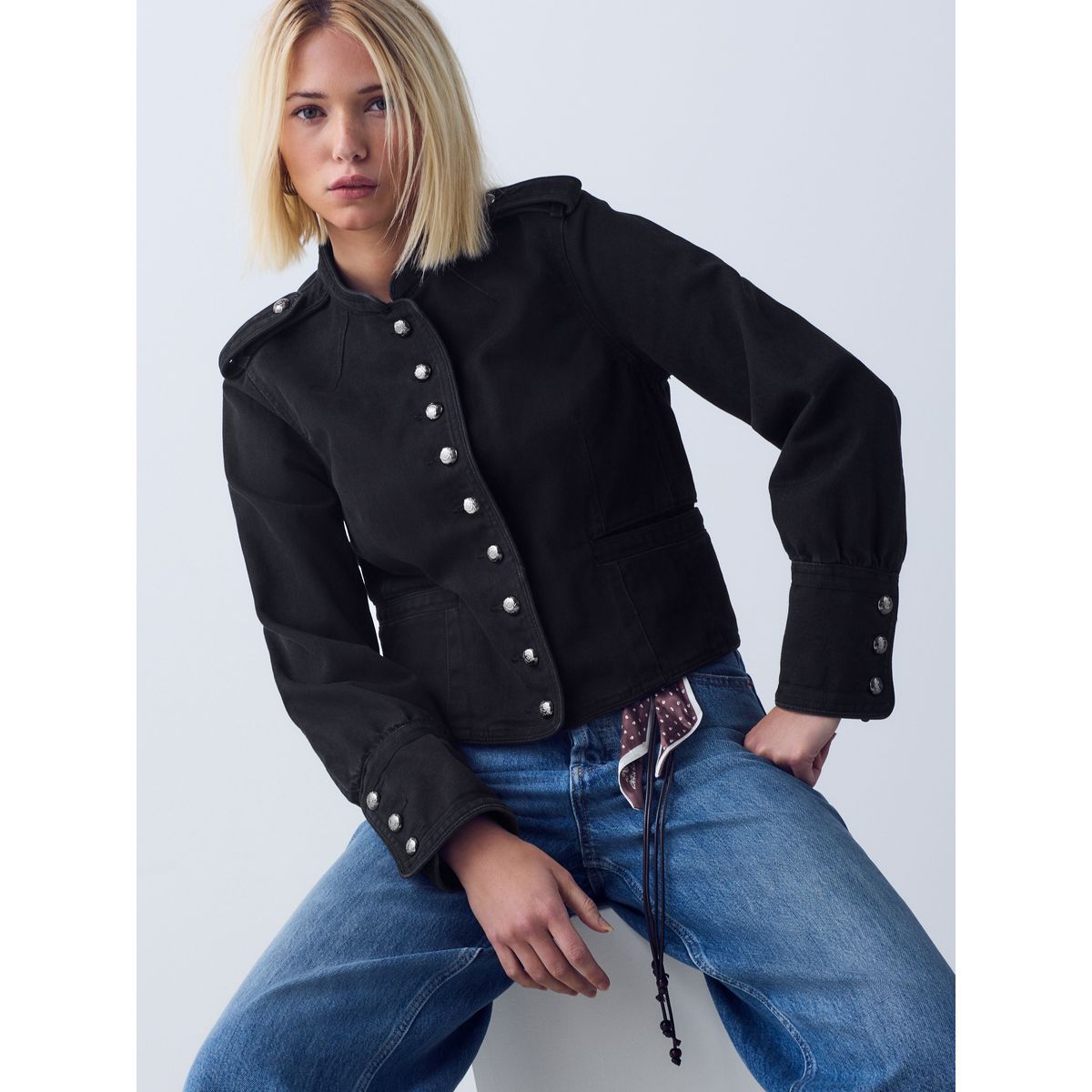 Veste militaire noir, NEXT