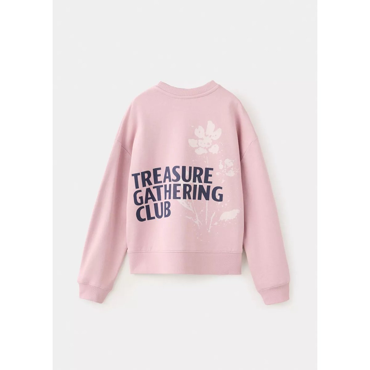 Sweat en coton 100 % imprimé rose, MANGO KIDS