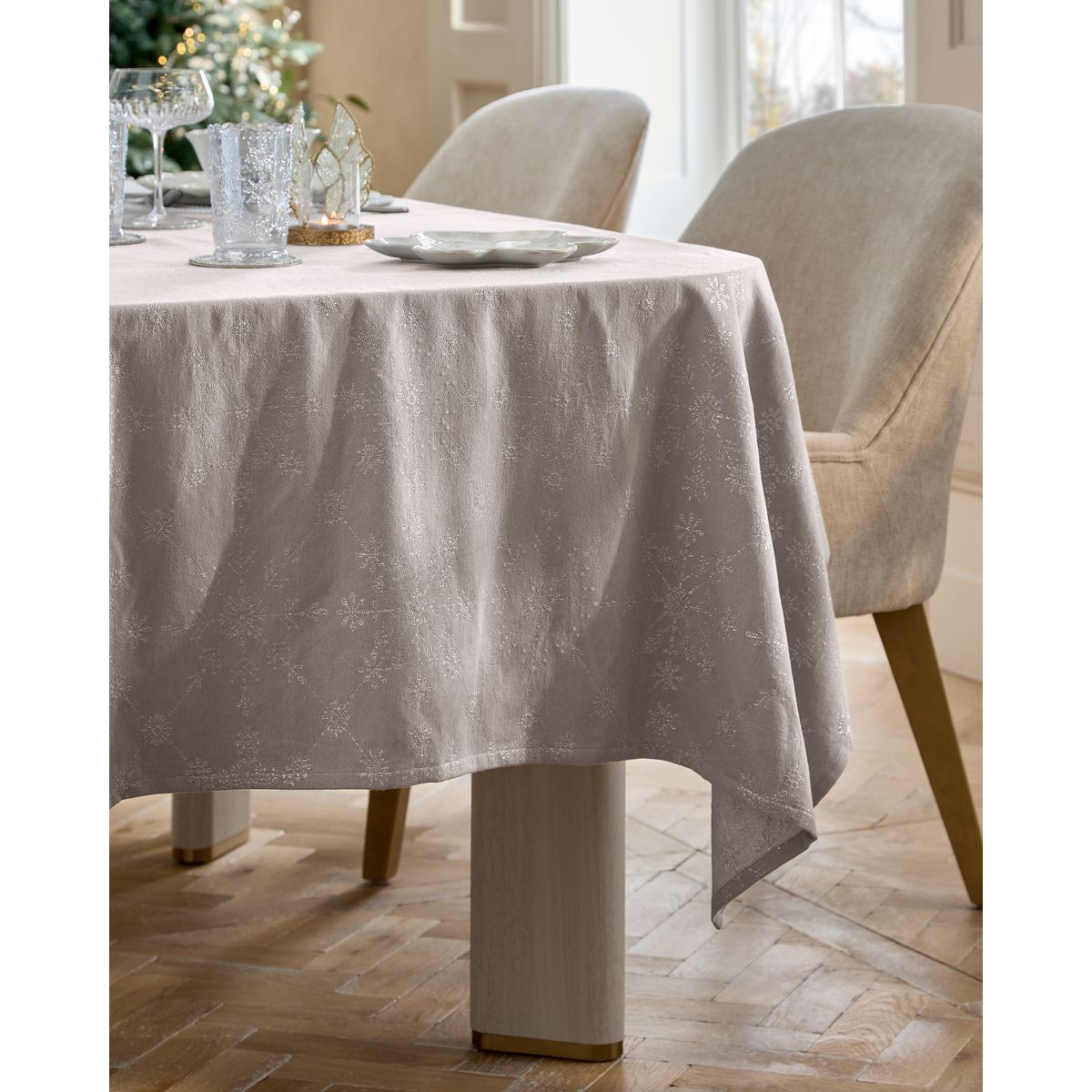 Nappe à flocons de neige argent, NEXT