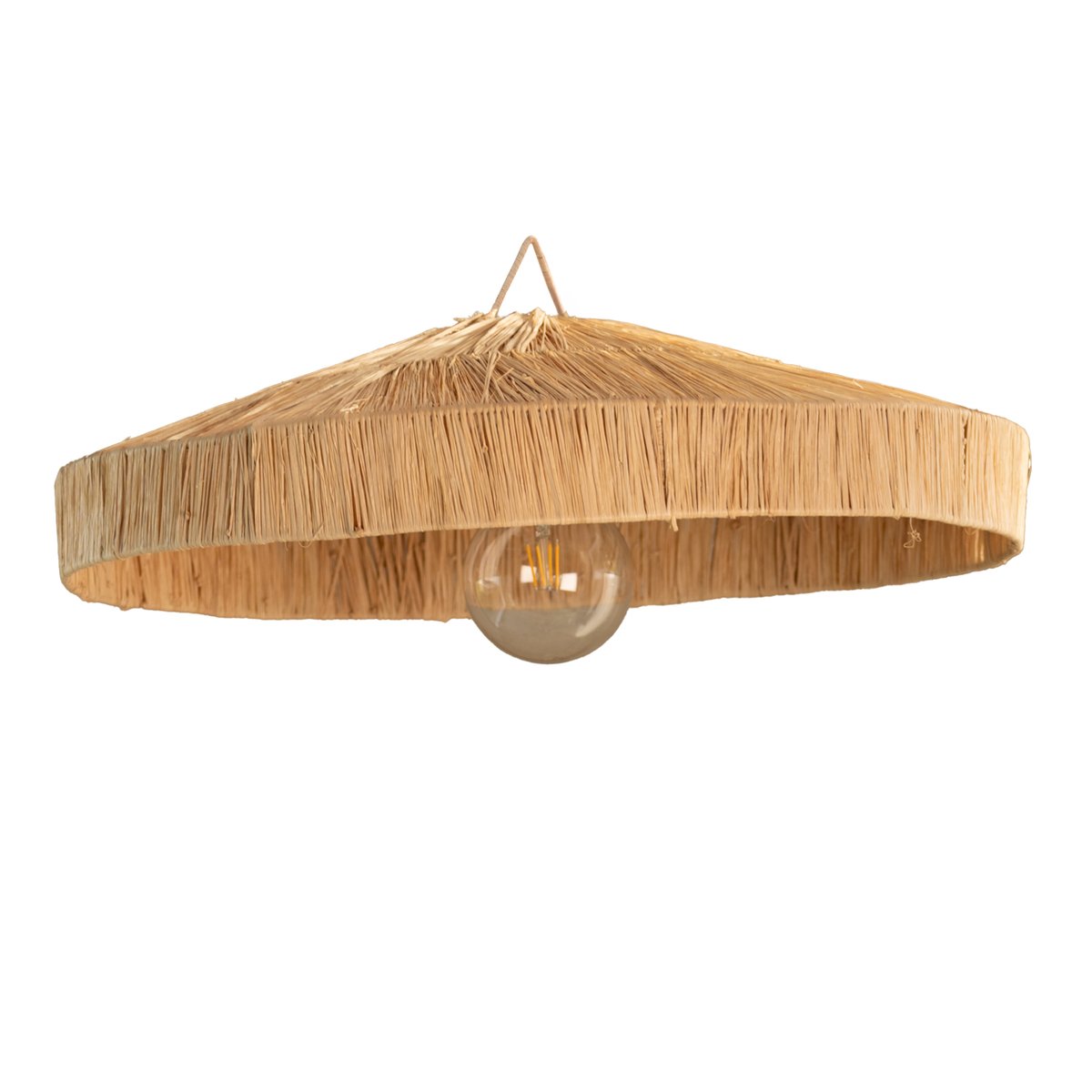 Abat-jour parasol raphia Japandi - LOJI naturel, HOME MAISON