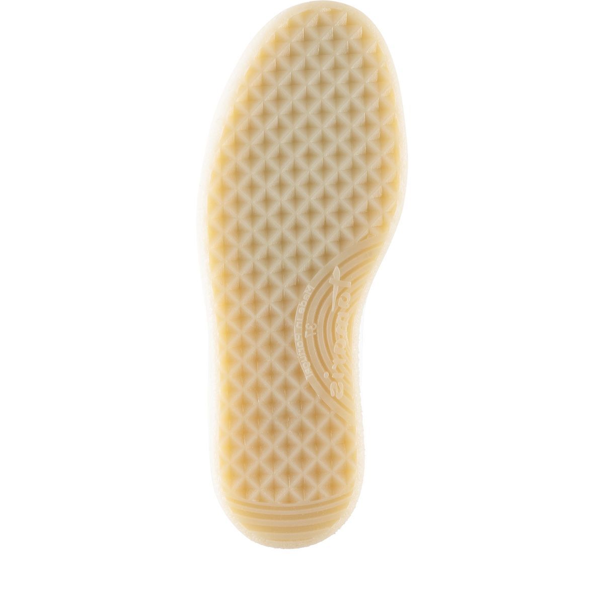 Basket en cuir blanc combiné, TAMARIS