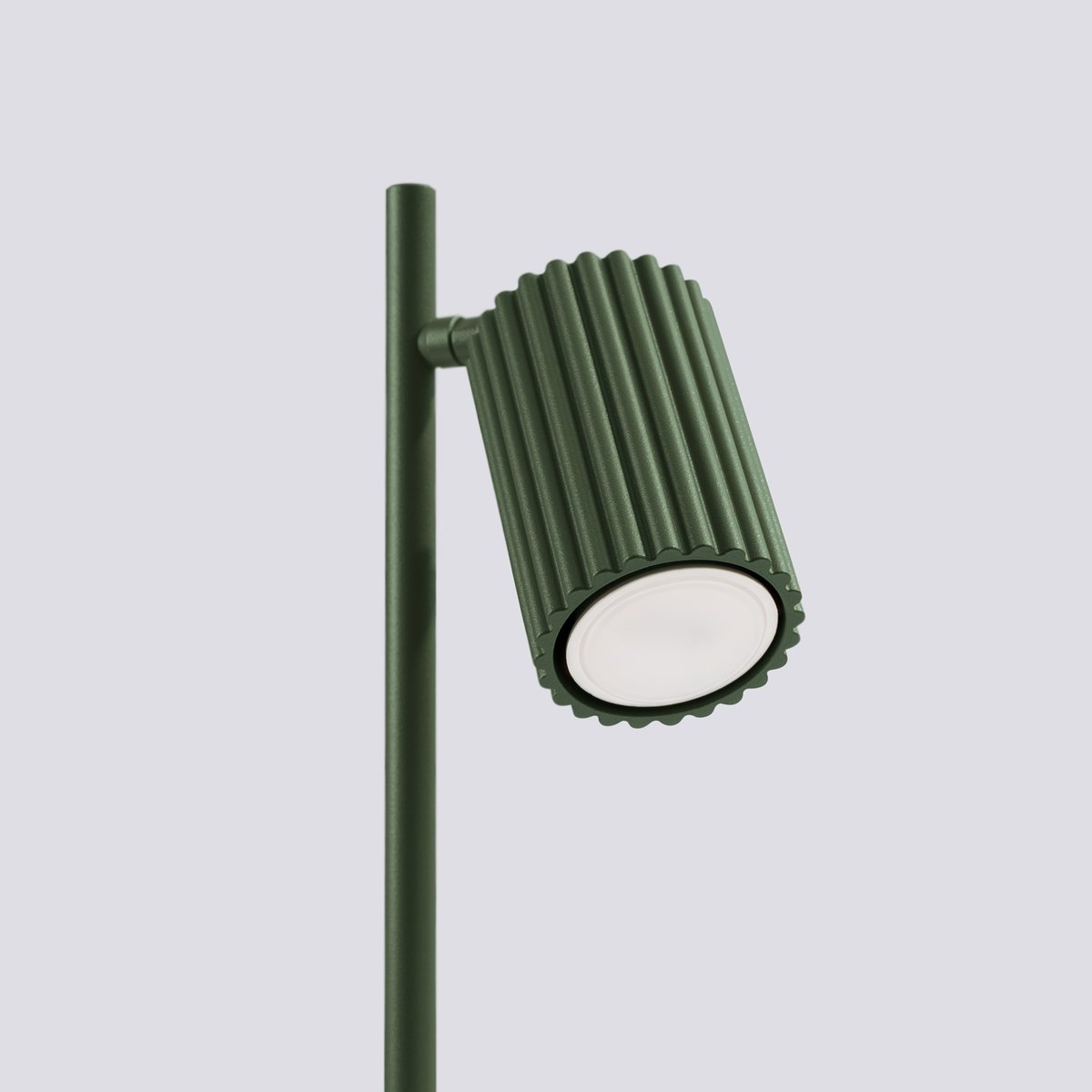 Lampe à poser Aluminium Vert Olive GU10 1 Karbon vert, EDEN