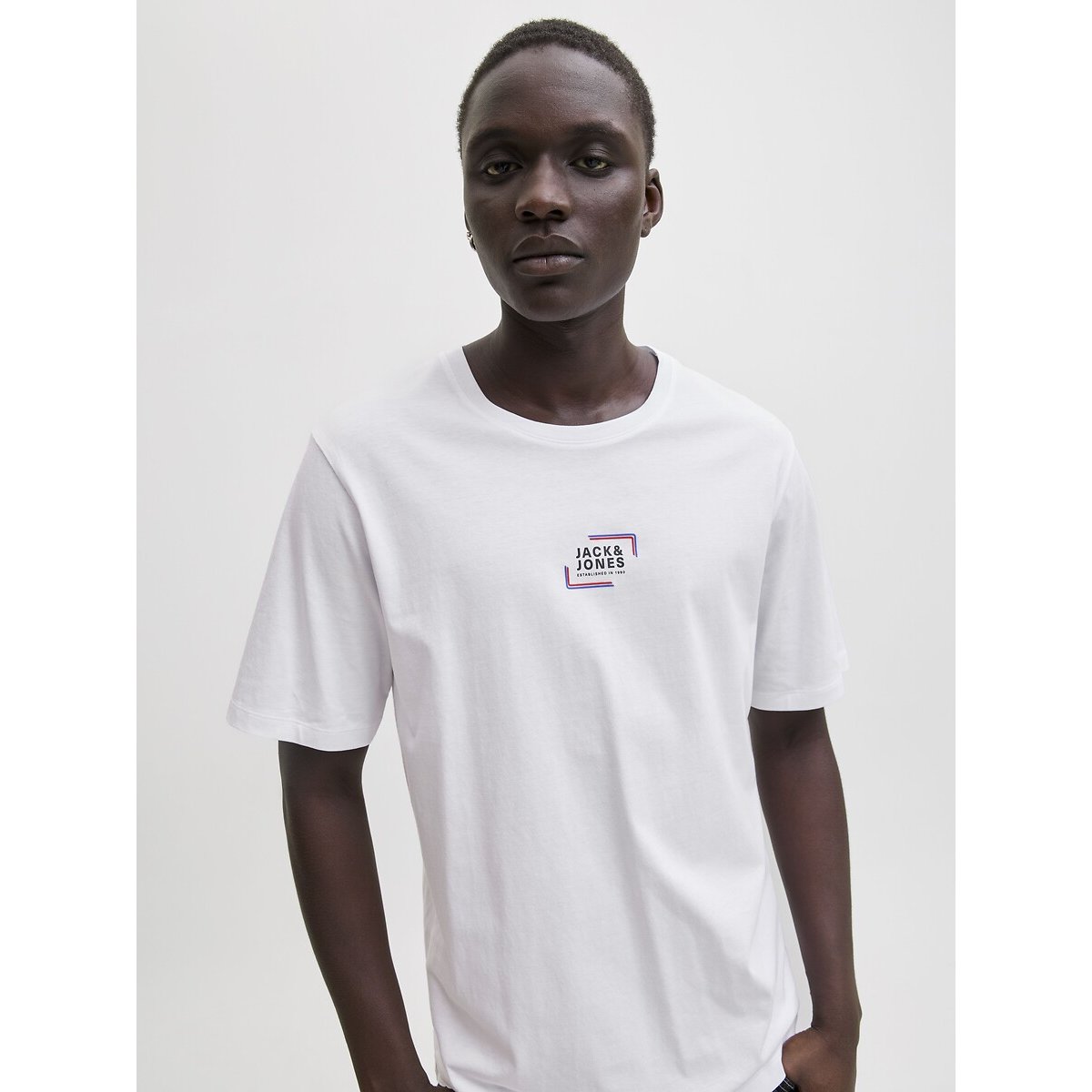 T-shirt manches courtes blanc, JACK & JONES