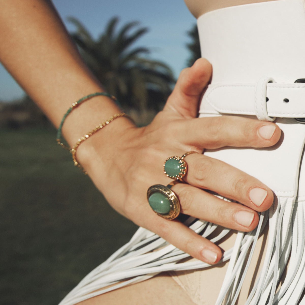 Bague ovale eden lapis lazuli bleu, CAROLINE NAJMAN