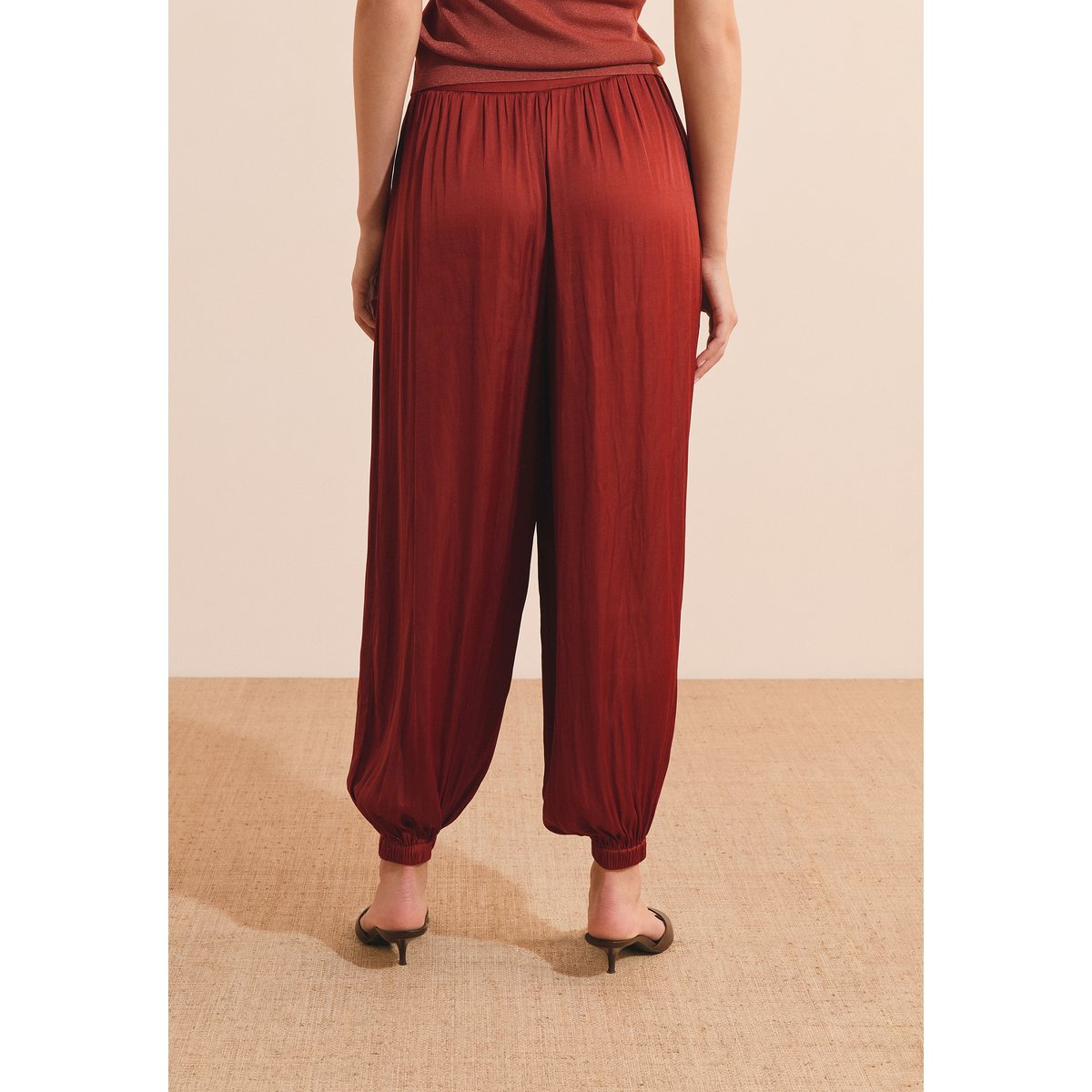 Pantalon bouffant PIXIE terracotta, ETAM
