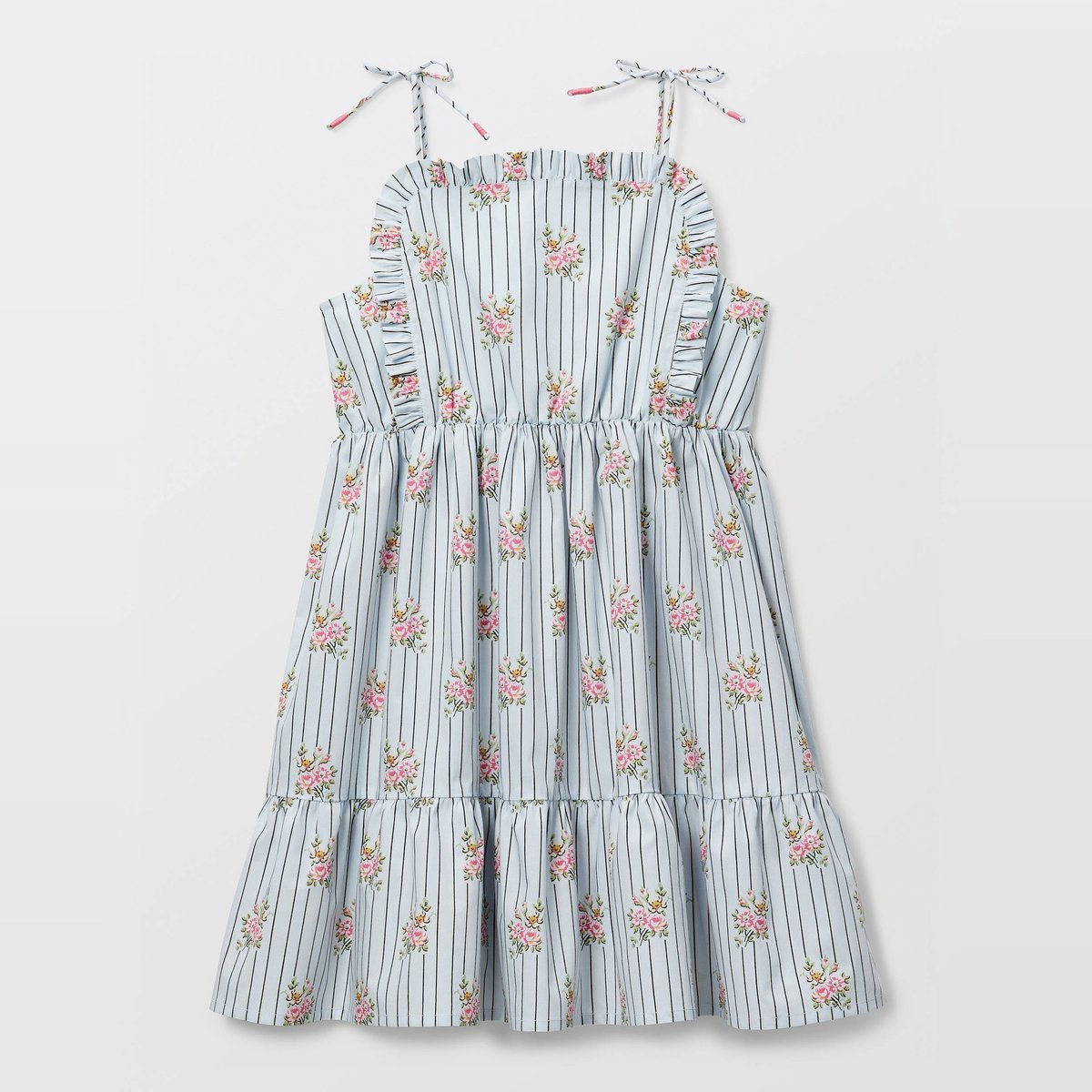 Robe à bretelles à imprimé fleuri nuage, MONOPRIX