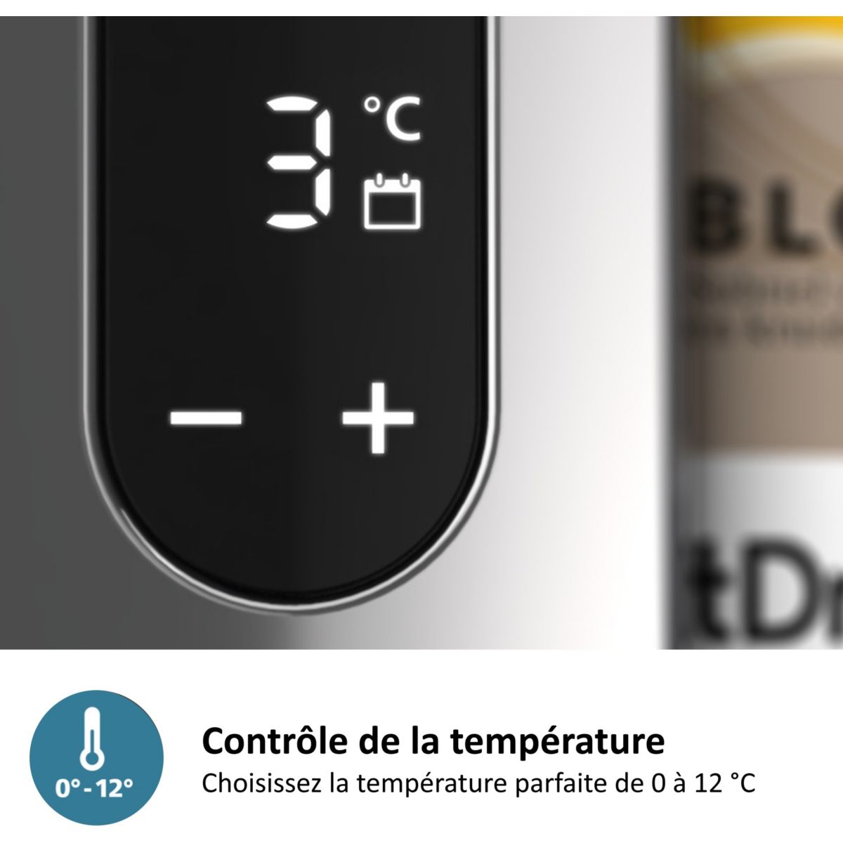 Tireuse à bière HD3770/90 Perfect Draft Série 7000 affichage LED, Inox, 6L couleur unique, PHILIPS